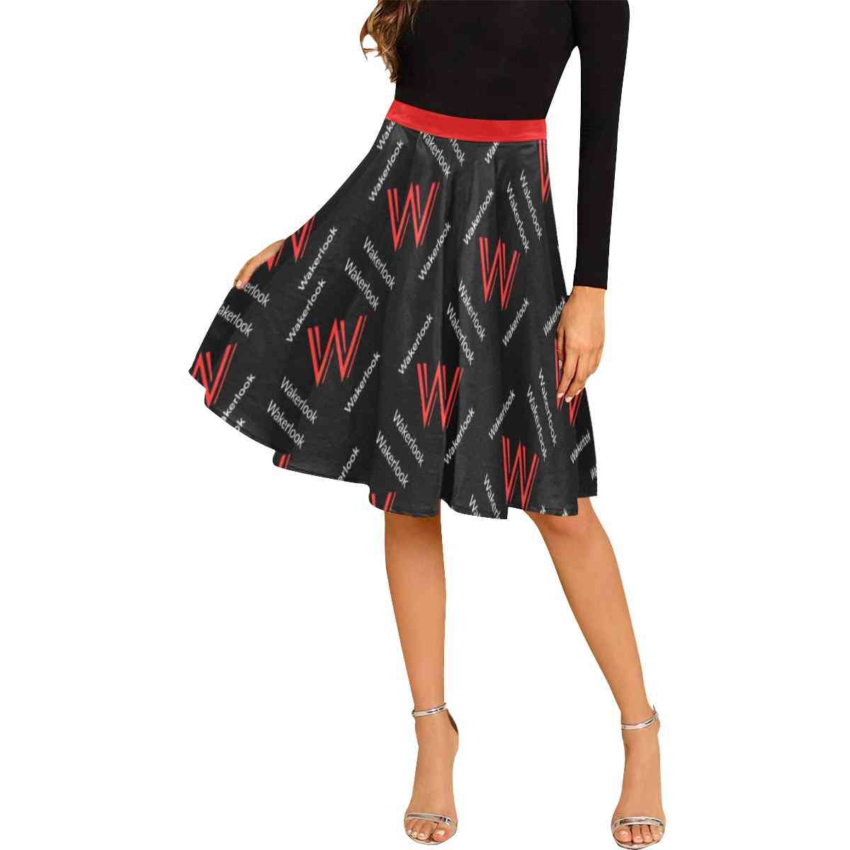 Women's Wakerlook Pleated Midi Skirt
