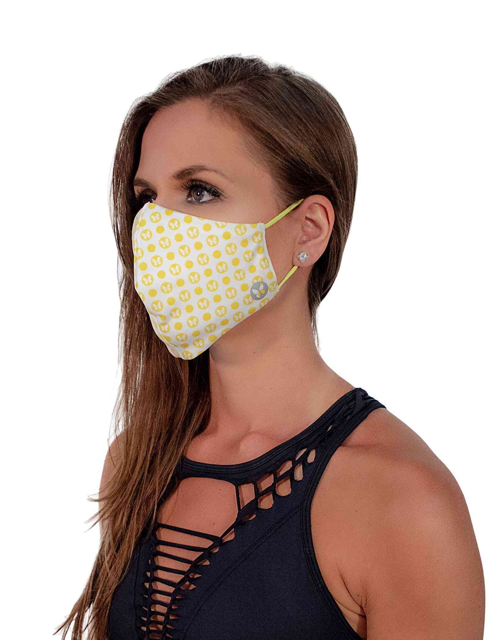 Dotted Print Face Mask