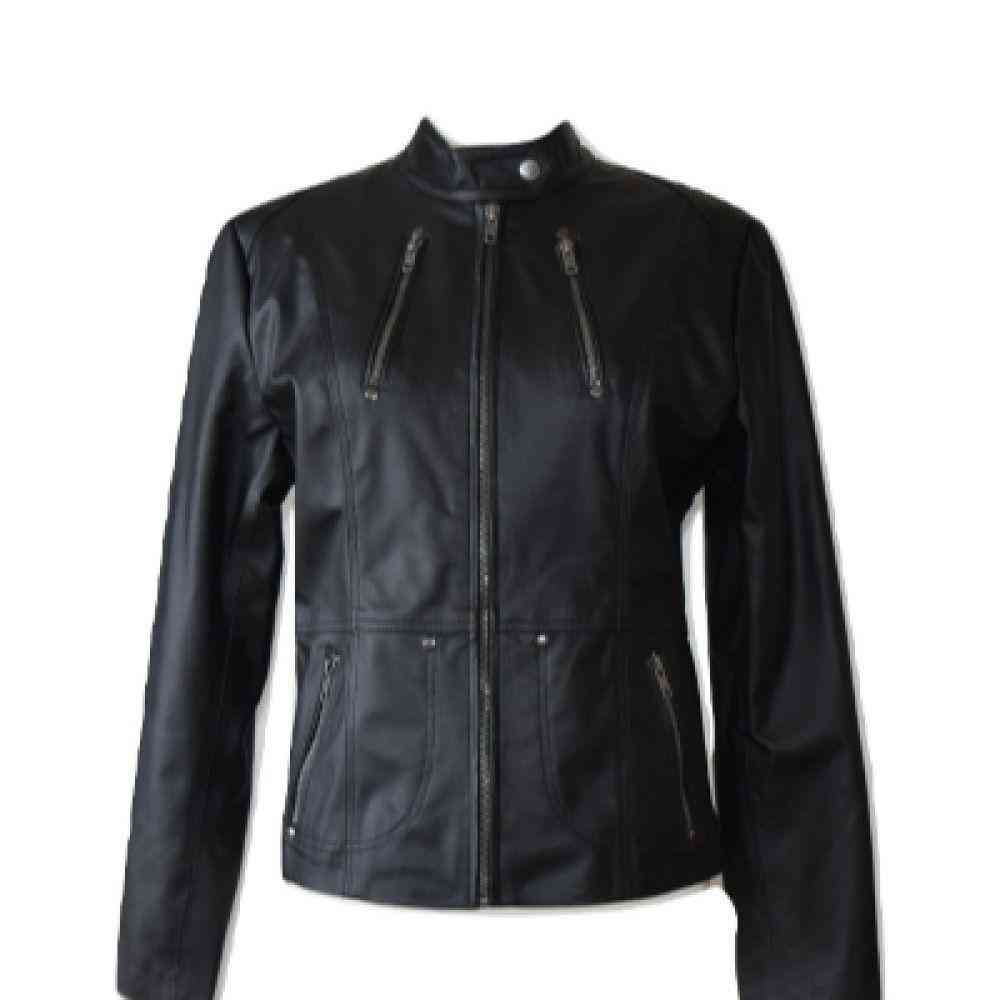 Eco-leather Casual Jacket