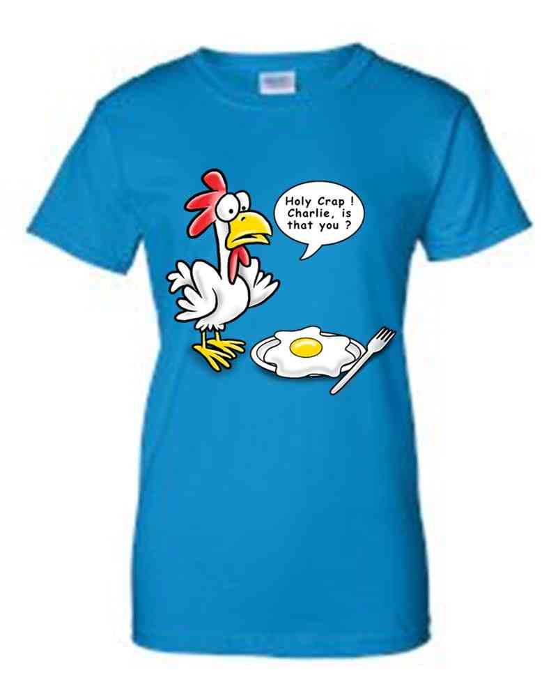 Rolig kyckling till ägg är att du t-shirt