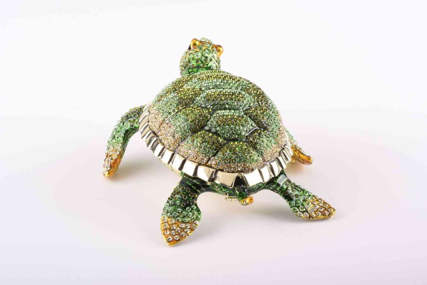 Large Green Sea Turtle-trinket Box