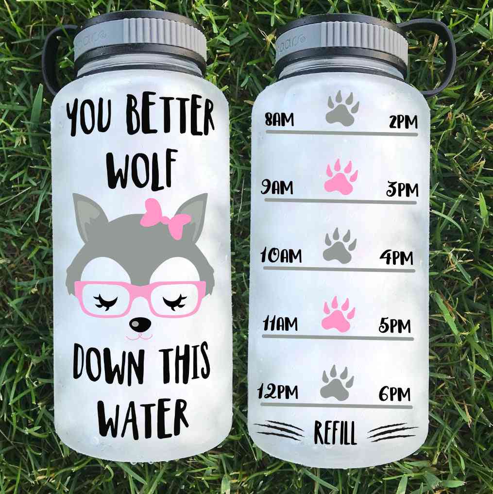 You Better Wolf Down This Water Bottle