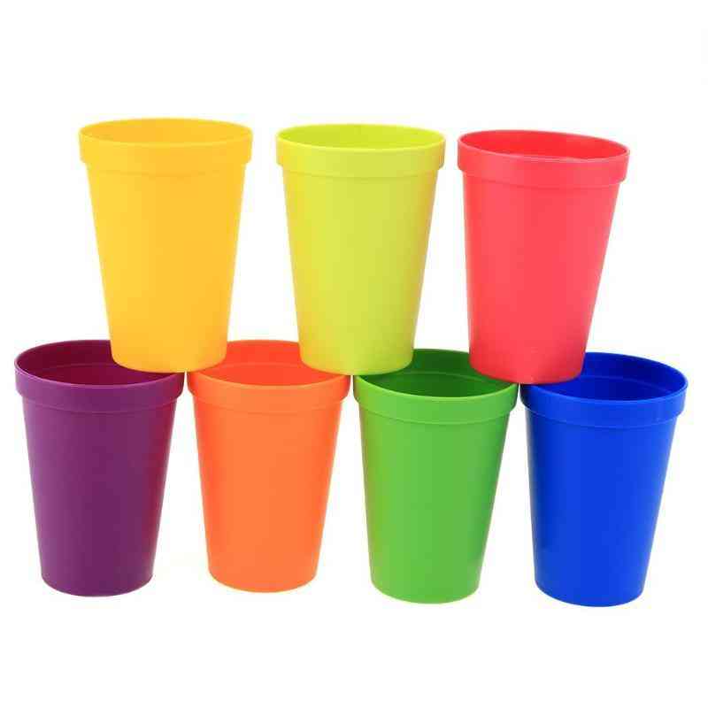 Portable Rainbow Color Cup Set