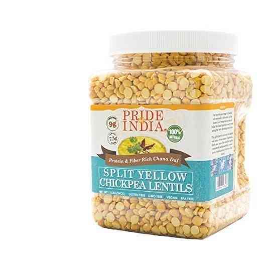 Split Yellow Chickpea Lentils-protein & Fiber Rich Chana Dal