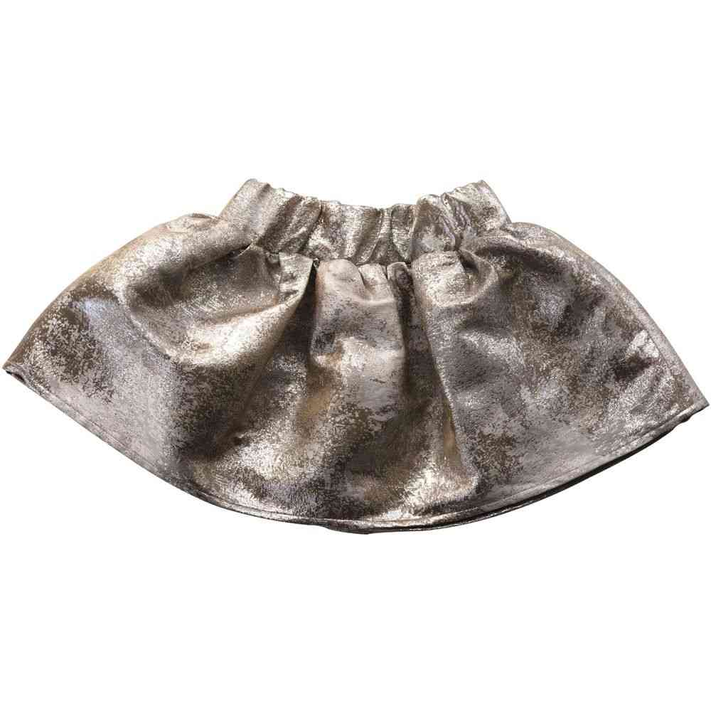 Metaliczna spódnica brokatowa
