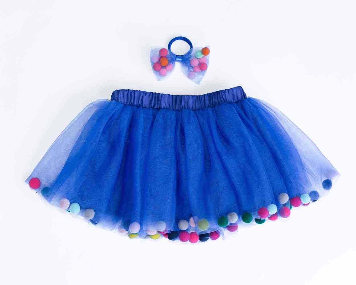 Super Stretchy Blue Skirt