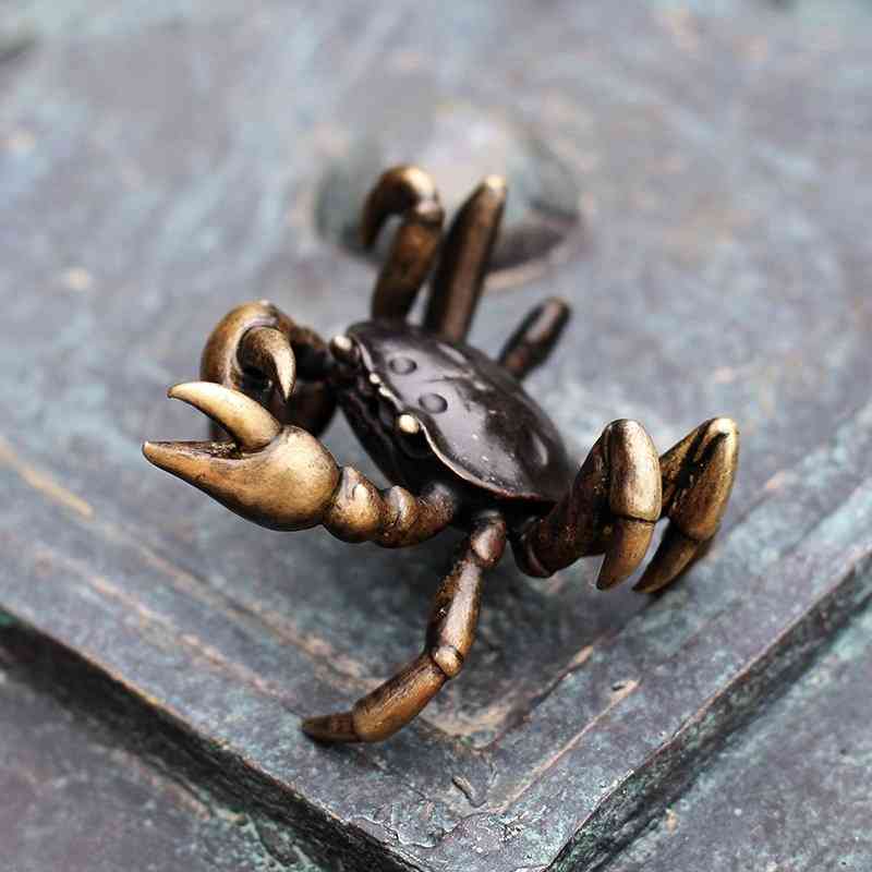 Brass Crab Jewelry Holders