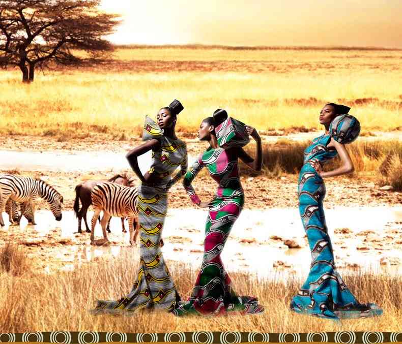 Africké dámy domácí dekorace