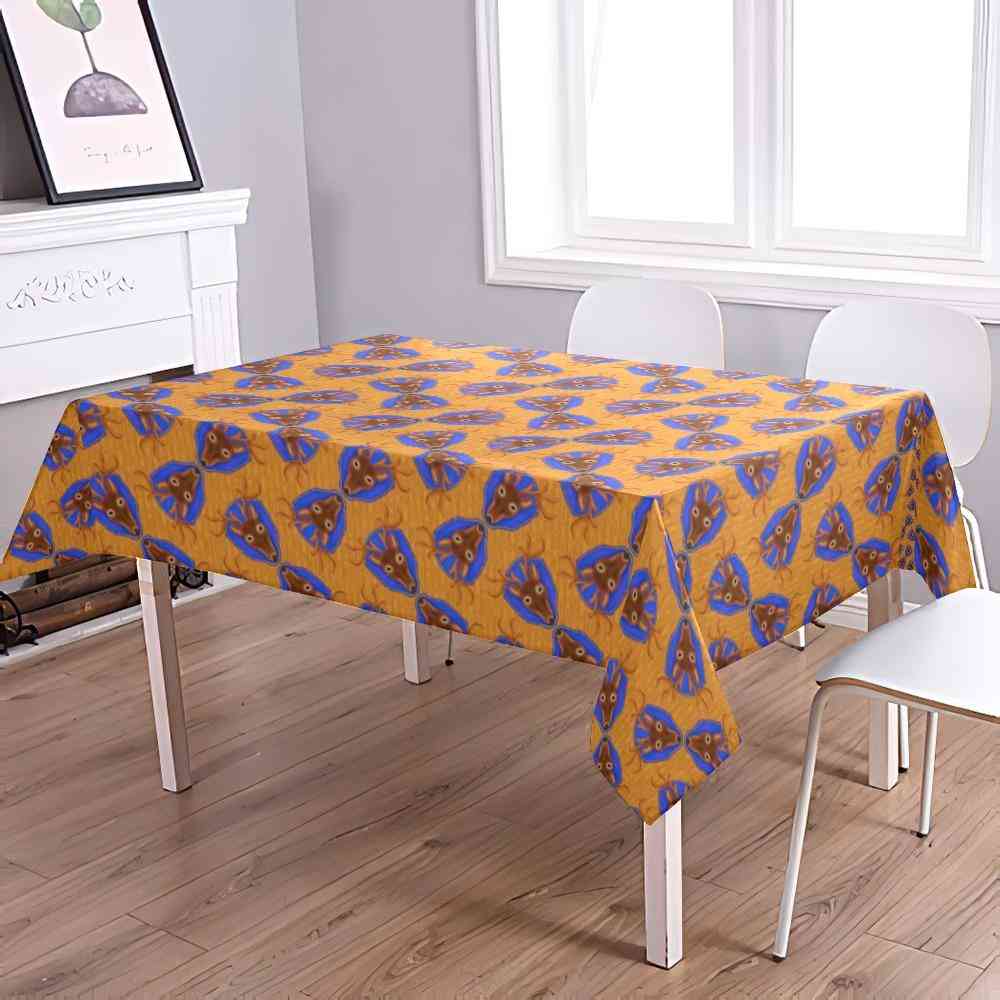 Water-proof Art Print Table Cover