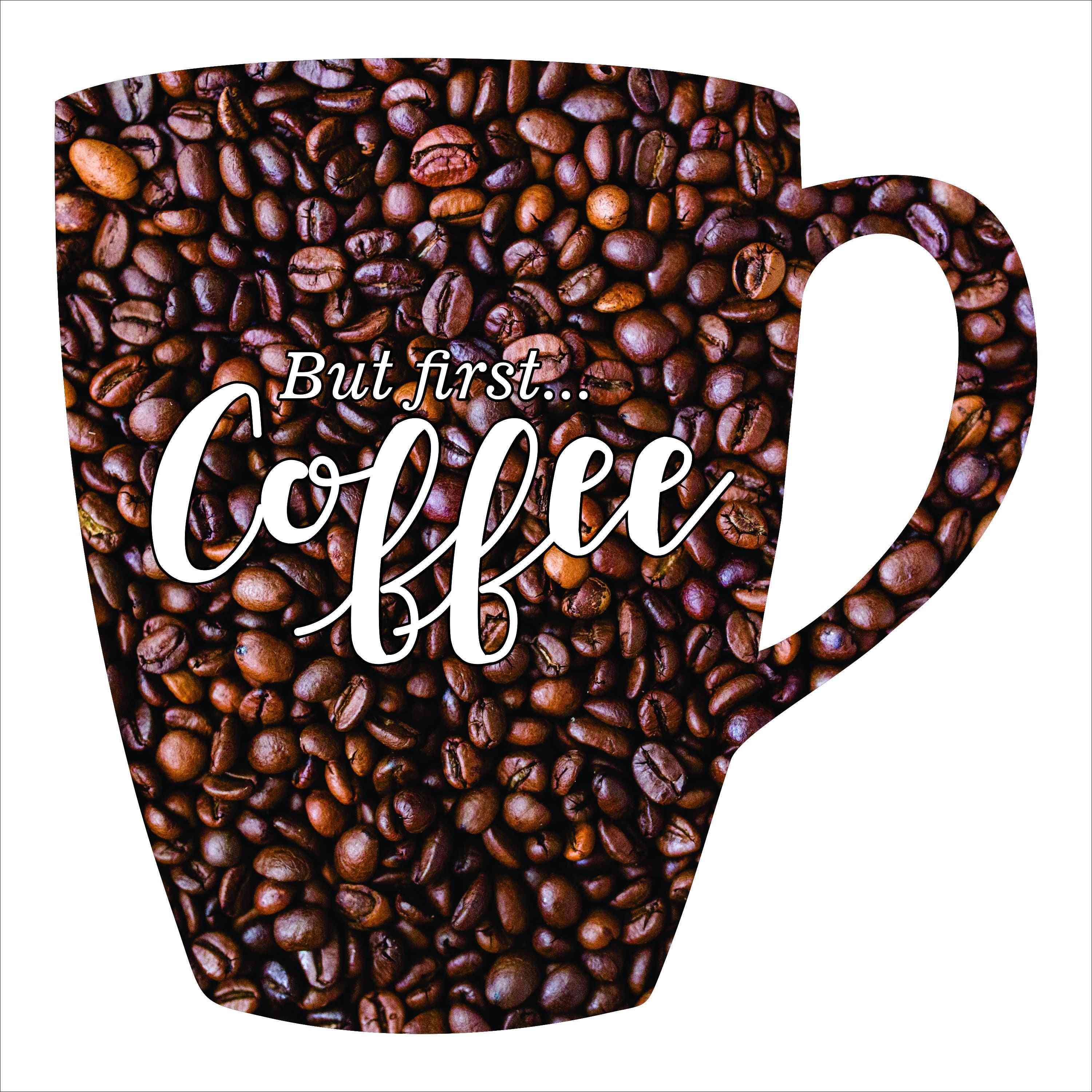 Kaffebilder tecken-metallkonst
