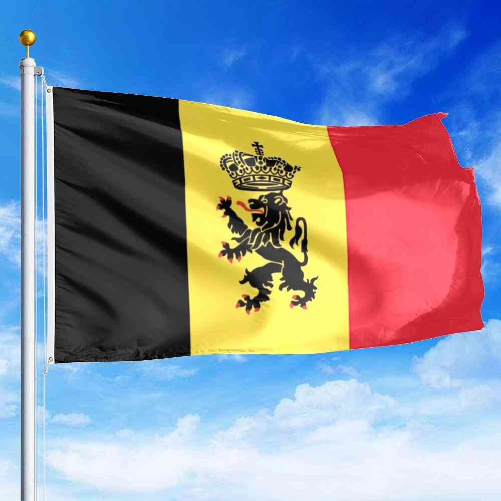 Belgian Flag 3x5 Feet