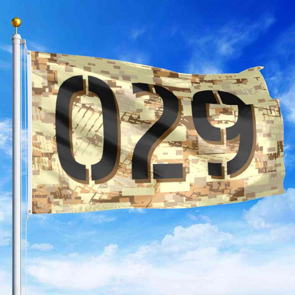 Block Desert Camouflage Flag 3x5 Feet