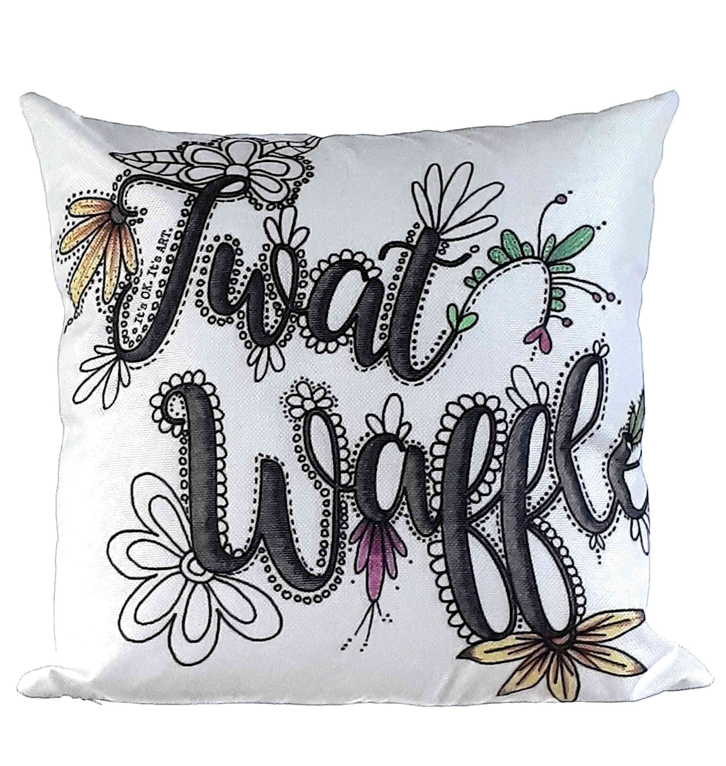 Twat Waffle Pillow Cover