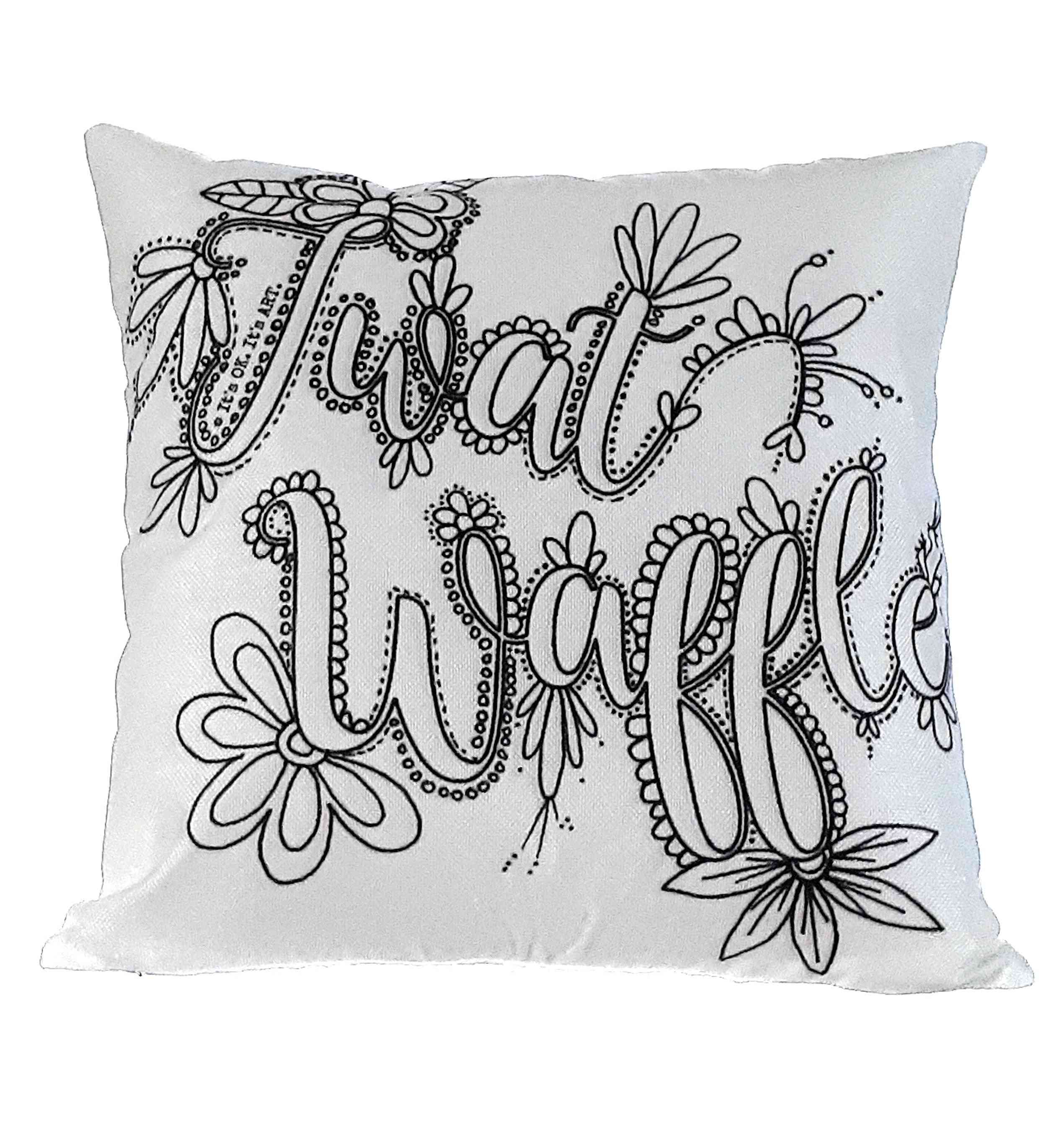 Twat Waffle Pillow Cover