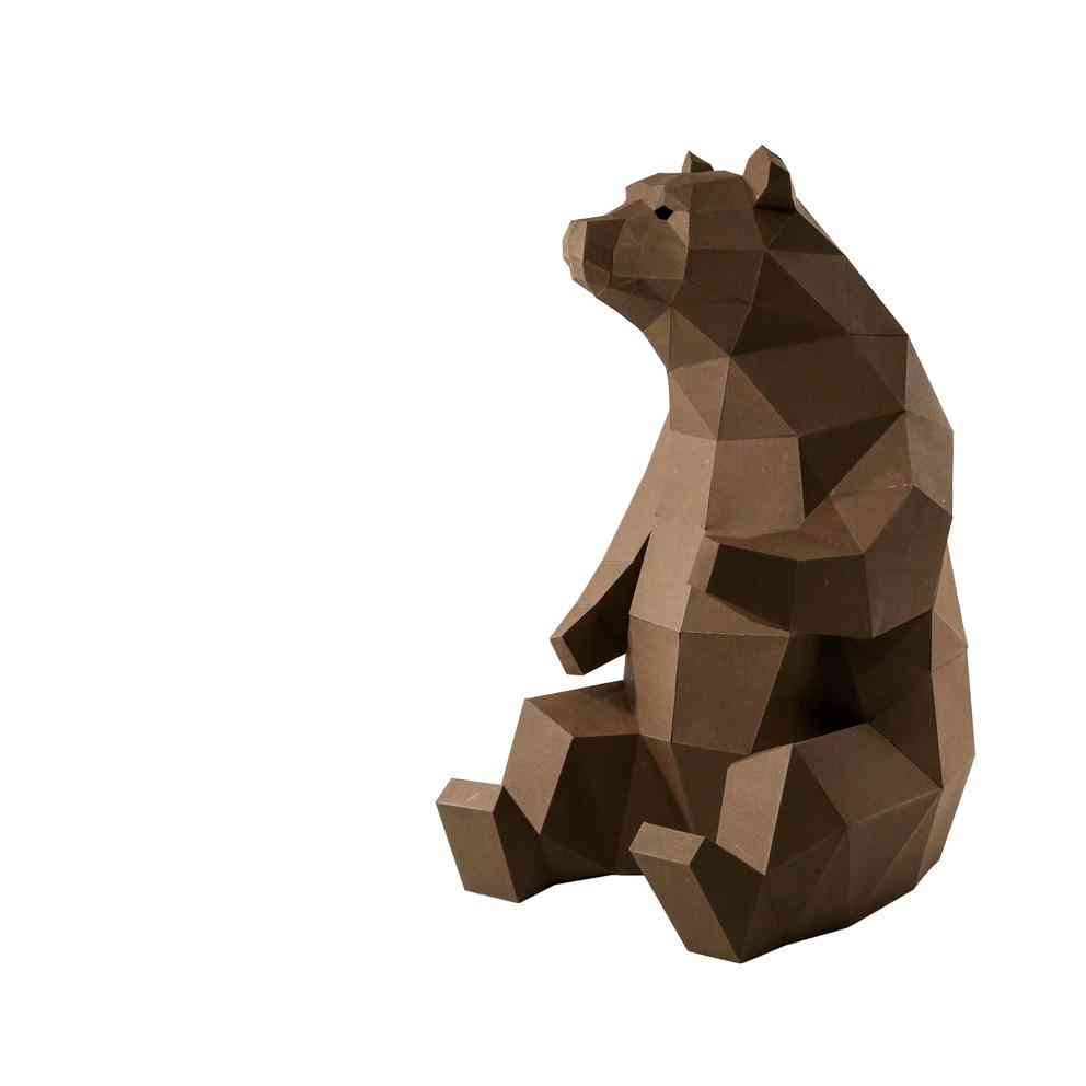 Bear Design 3d Paper Model