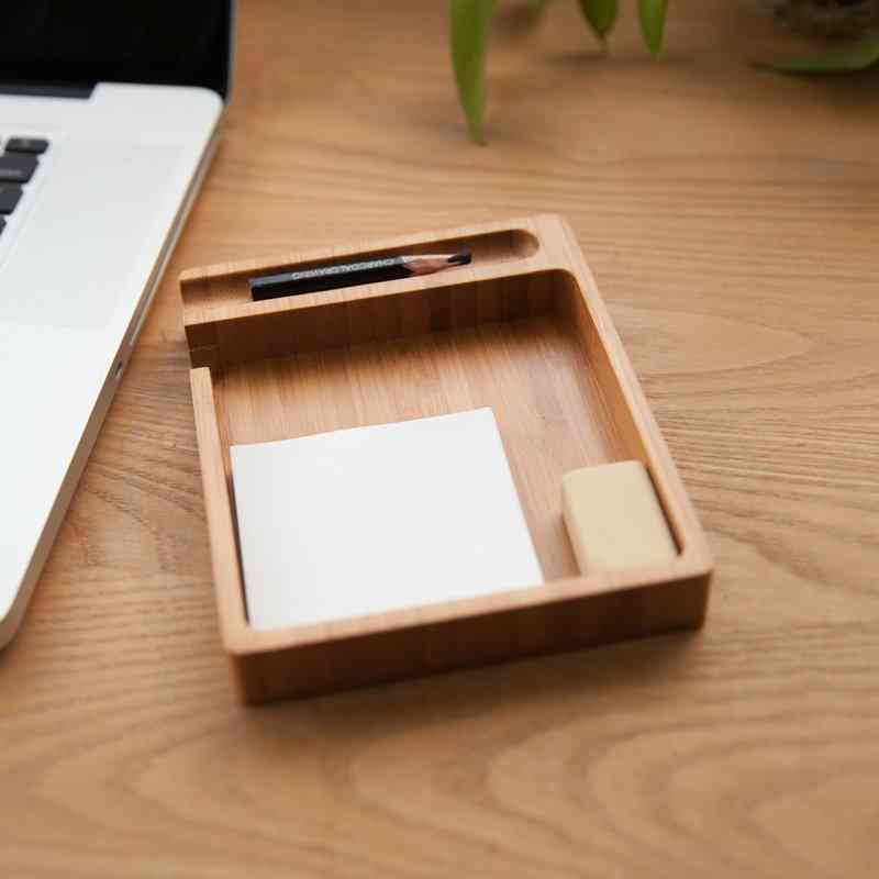Wooden Document Desk Tray