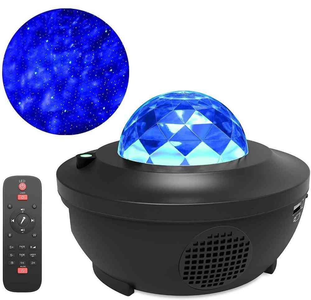 Sternengalaxie, Bluetooth-Nachtlampe LED-Projektorlicht