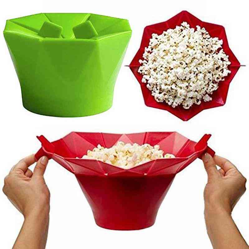 Foldable Microwave Silicone Popcorn Box Maker