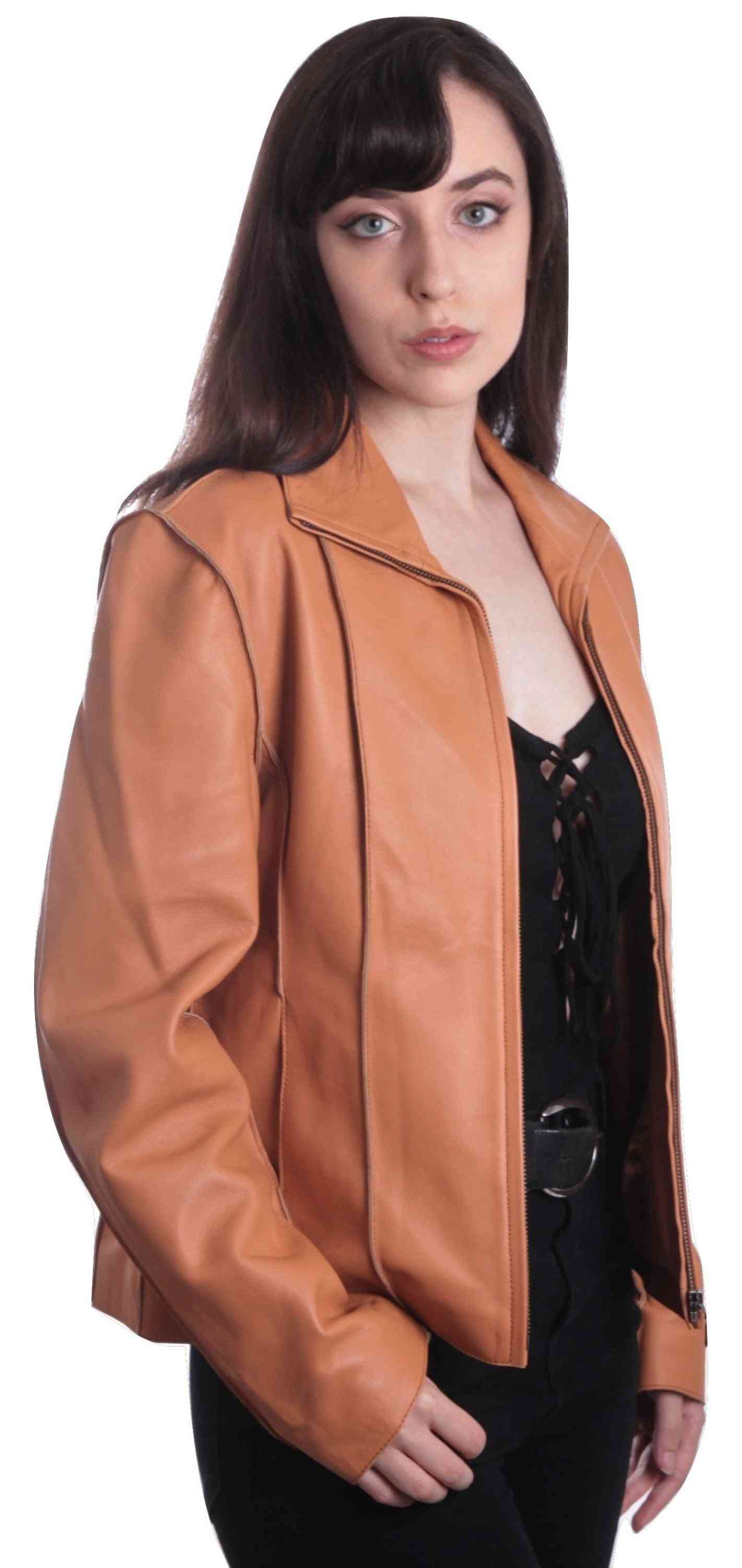 Womens Sheepskin Leather Jacket