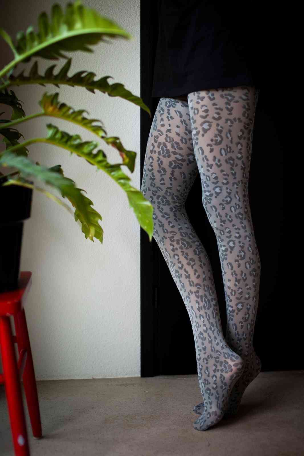 Leopard Print Stylish, Tights Socks