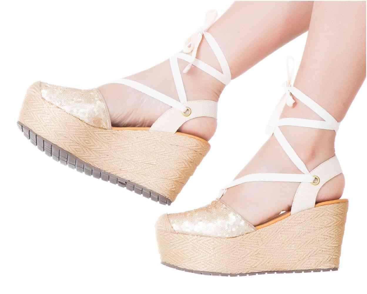 Colombian Leather Espadrille Sandals