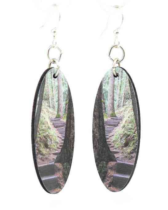 Forest Trail Design Earrings