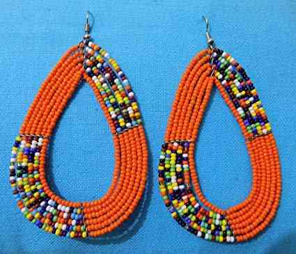 Maasai Handcrafted-african Traditional Earrings