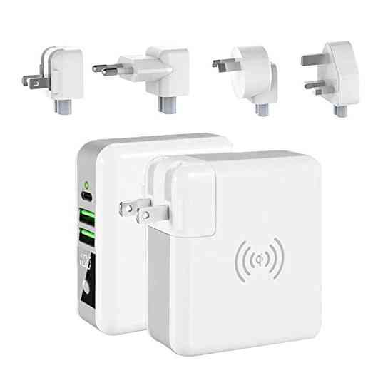World Wide Multi-power Gizmo With Wireless Charger And Stored Power