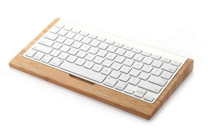 Bamboo Wireless Keyboard Holder