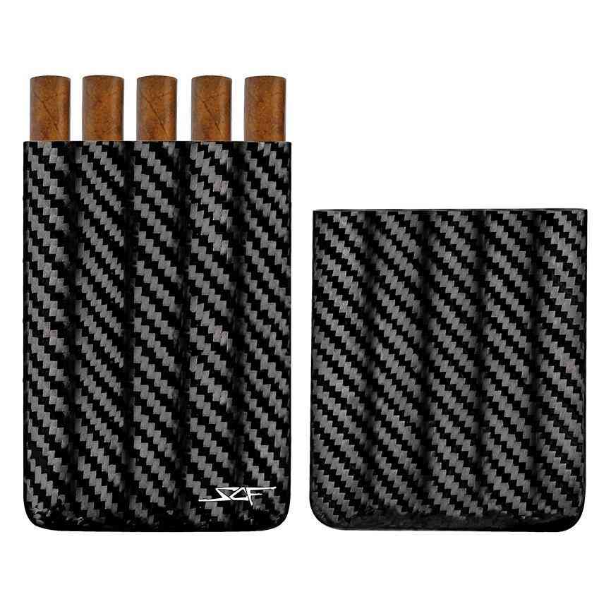 Real Carbon Fiber Slim Cigar Case