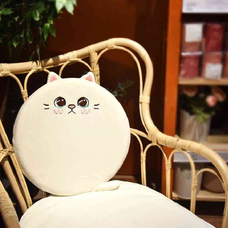 Niedliche Tiere Cartoon Katze runde Form Stuhl Sitzkissen