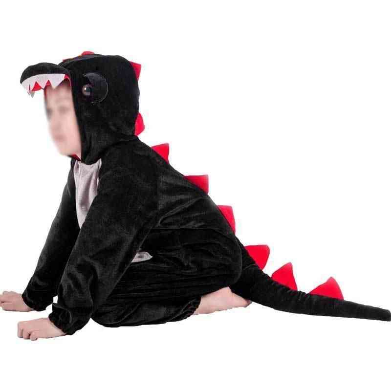 Söpö dinosaurusten vaatteet pörröinen puku