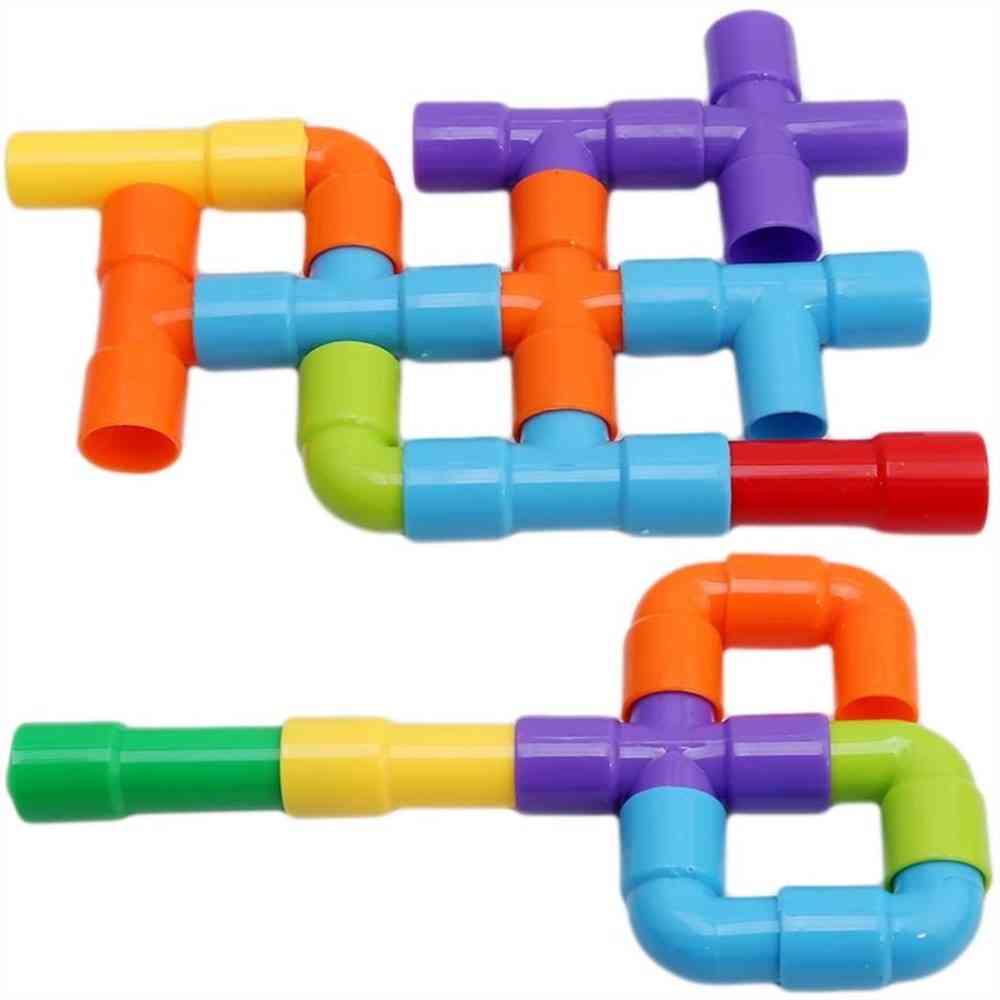 детска образователна пластмасова тръба водопроводна конструкция на тръбопровод