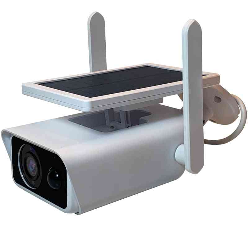 Solar Energy Ip Camera Wifi 128g 1080p Hd Cctv Network, Ir Wireless Surveillance Waterproof For Home Security