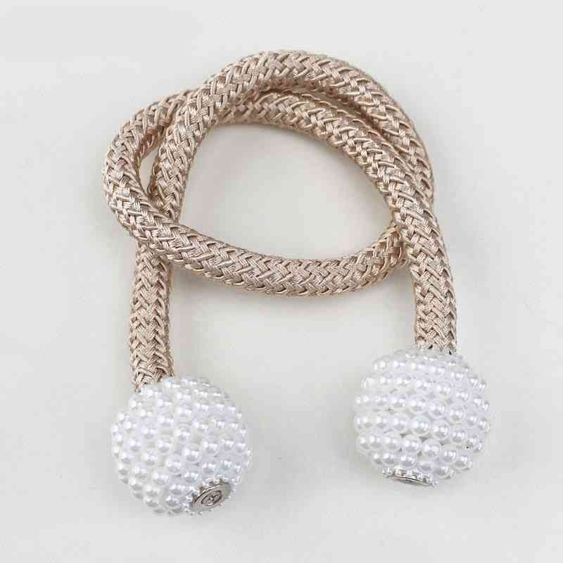 Pearl Magnetic Curtain Clip Tieback - Buckle Curtains Holder