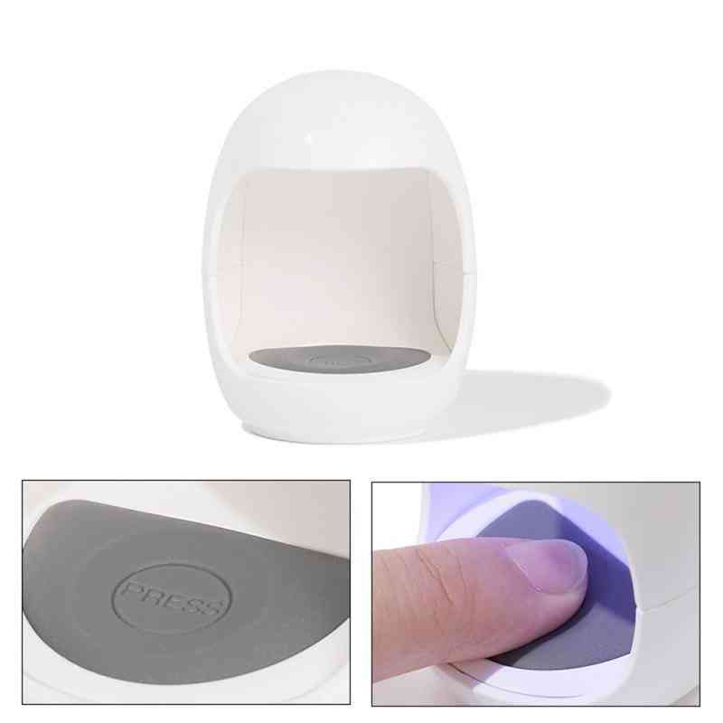 3w Egg Shape- Uv Led Lamp, Usb Connector Machine For Nail Single Finger