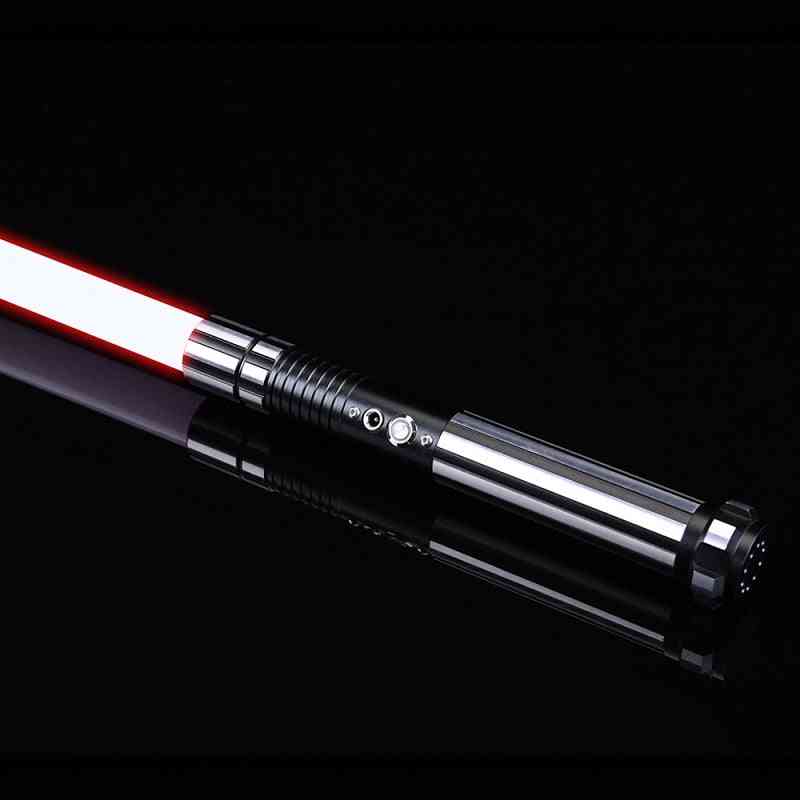 Rgb Lightsaber- Heavy Dueling Blade With 12-kinds Light Colors, Blaster Metal Handle