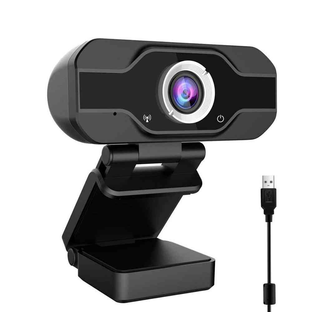 1080p HD-Webkamera mit integriertem Mikrofon, USB-Stecker, Breitbild-Video