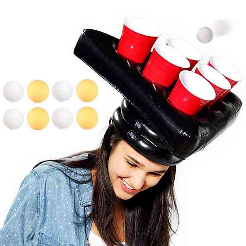 Inflatable Floating Pong Hat Toy