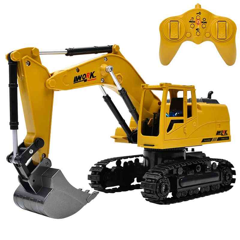 Rc Excavator Toys With Musical And Light