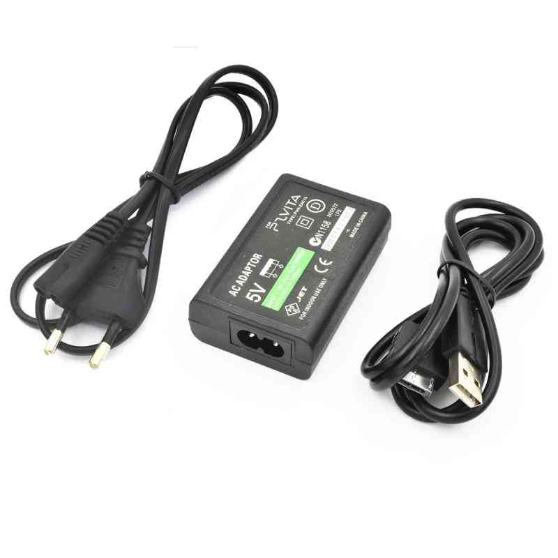 Wall Charger Power Supply Ac Adapter With Usb Data Charging Cable