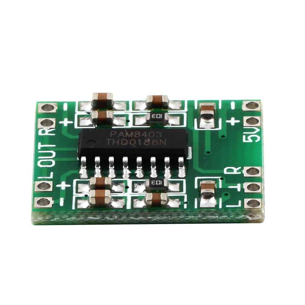 Mini Digital Amplifier Board 2* 3w Class 2.5v To 5v Power Amplifier Board