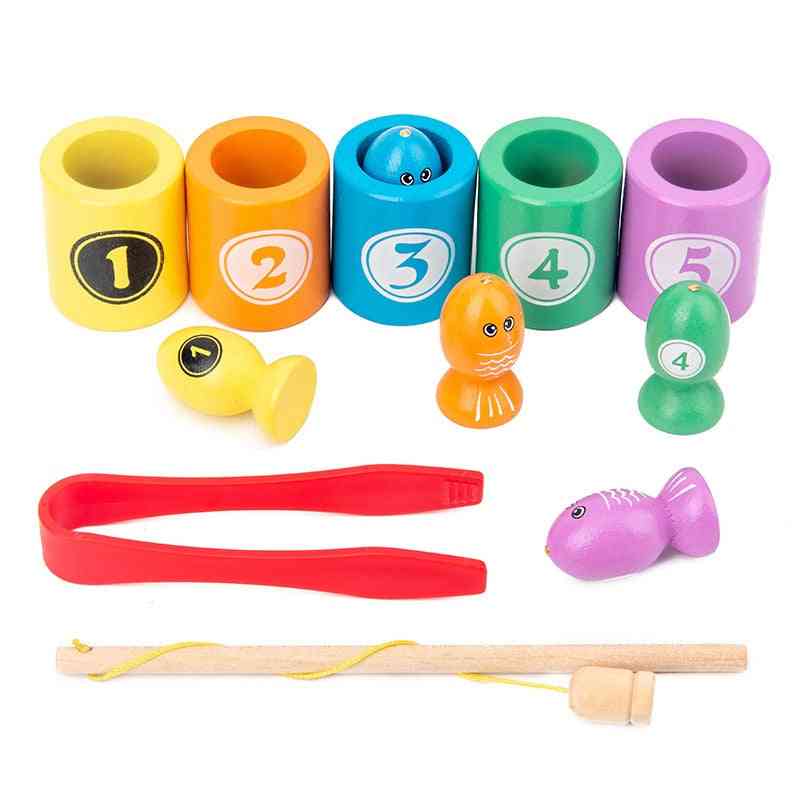 Montessori Wooden Color Sort Early Educational For