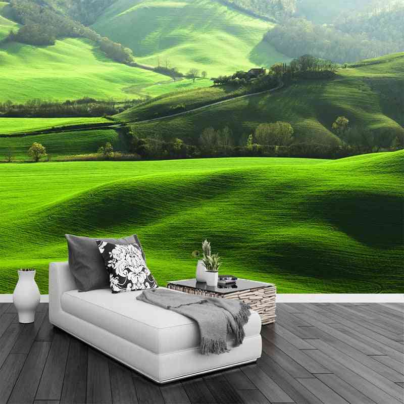 Photo Wallpaper, Wall Cover Lawn Hawthorn Natural Scenery Background Cloth Roll