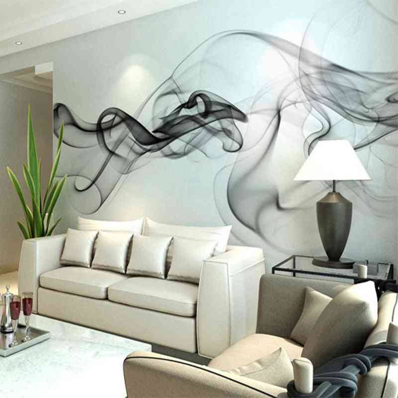 3D väggmålning tyg rök dimma - konst design tapet för vardagsrum