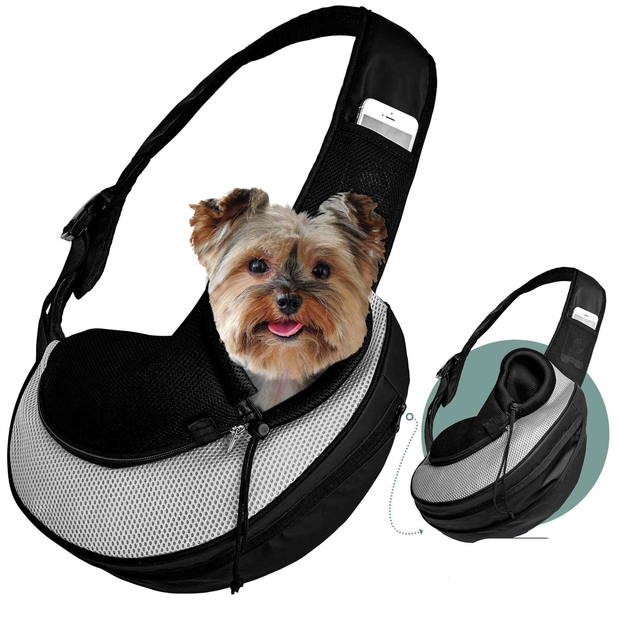 Expandable 2-in-1 Pet Carrier Sling Bag