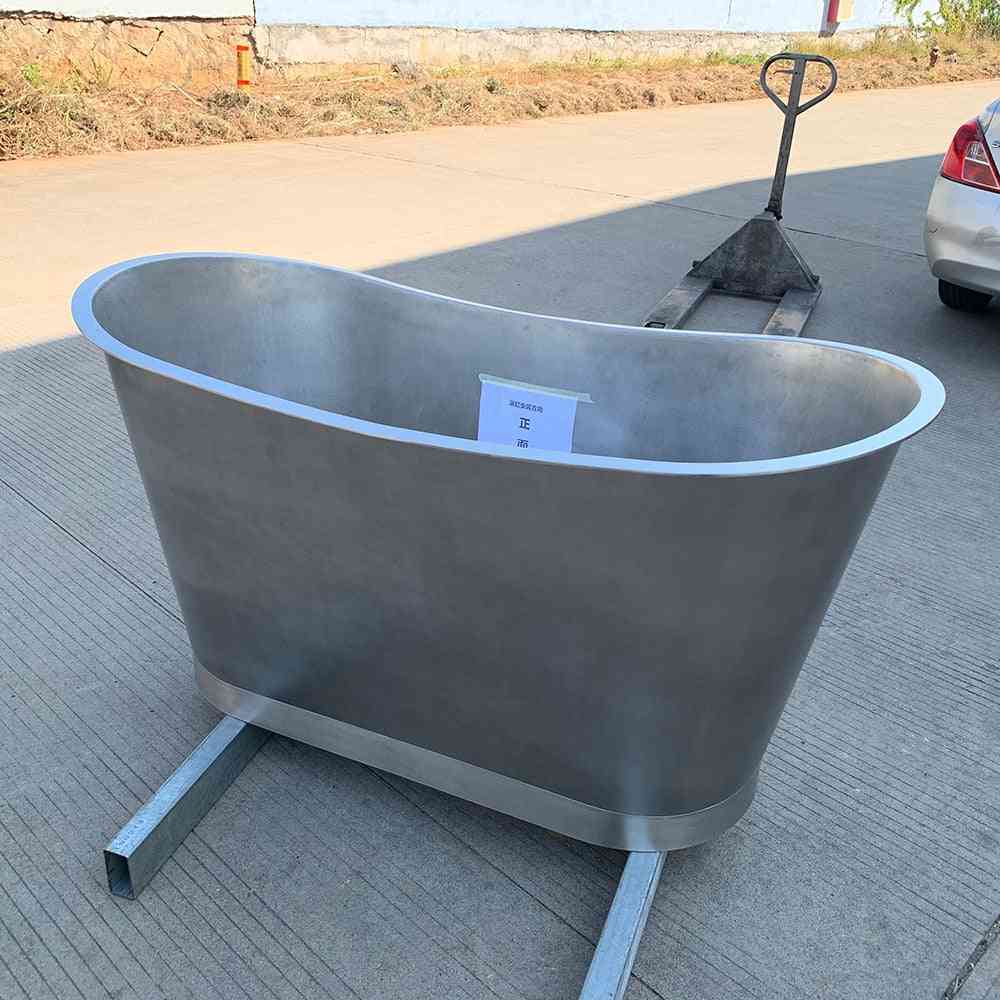 Cangler Tub Stainless Steel Bathtub