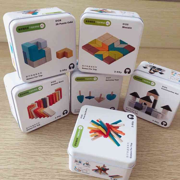 Wooden Puzzle Domino Tangram Learning Intelligence Interactive Game