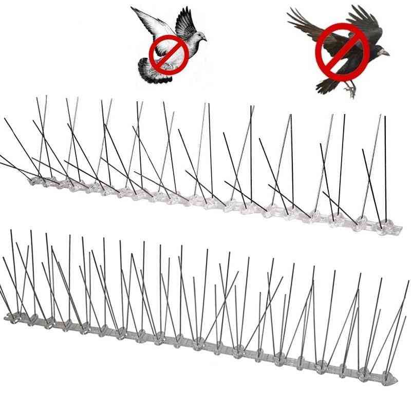 Plastic Repeller Bird Spikes, Deterrent Stainless Steel Spike Strip