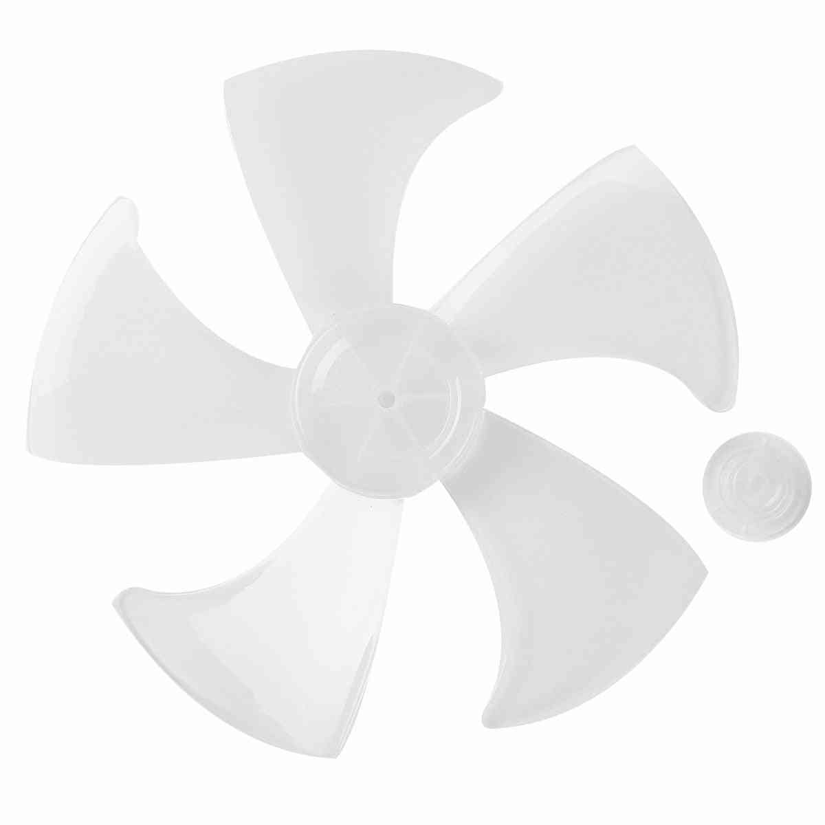 Plastic Fan Blade Leaves With Nut Cover For Standing Pedestal, Table Fanner
